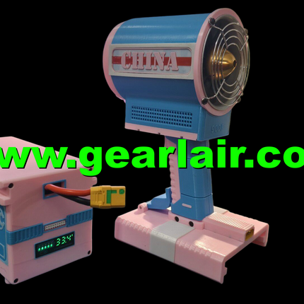 90mm 8S EDF Ducted Fan 8kg Thrust Aesthetics Meets Power with Charger Aluminum Case for RC Jet Car Blower Cleaning
