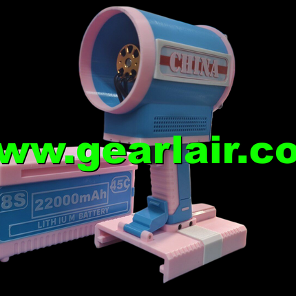 90mm 8S EDF Ducted Fan 8kg Thrust Aesthetics Meets Power with Charger Aluminum Case for RC Jet Car Blower Cleaning