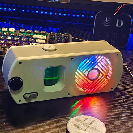 Mini3 Pro Liquid Cooler 80mm Cold Row TEC12704 Chip RGB Silent Water Cooler, Stepless Cooling Phone Tablet Radiator for Gaming