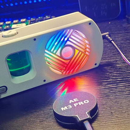 Mini3 Pro Liquid Cooler 80mm Cold Row TEC12704 Chip RGB Silent Water Cooler, Stepless Cooling Phone Tablet Radiator for Gaming