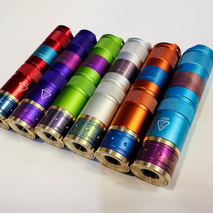 Titanium Alloy 6W 470nm Cyan Blue Laser Flashlight Luxury Edition, Smooth Adjustable Focus, Upgraded Heat Dissipation, 5+ Years Lifespan, Full Accessory Set Included