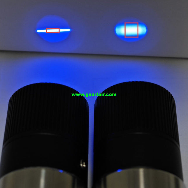 Blue & Green Laser Flashlight - Large Lens Quick-Press LED Version, Outdoor Indicator, Long Range & High Energy