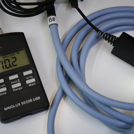Portable Endoscope Cold Light Source – High-Power LED, Linear Dimming, USB-C Rechargeable, Custom Fiber Interface