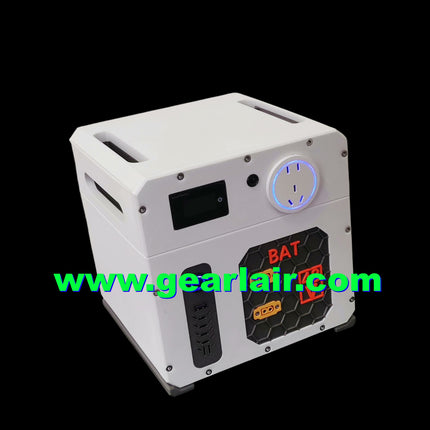 3000W Peak 1500W Rated Mobile Power Station 1.3kWh 48V LiFePO4 Battery Pack with CATL A-grade 46135 Cells for RV Off-Grid
