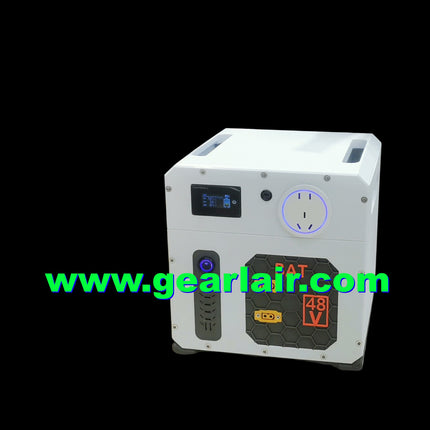 3000W Peak 1500W Rated Mobile Power Station 1.3kWh 48V LiFePO4 Battery Pack with CATL A-grade 46135 Cells for RV Off-Grid