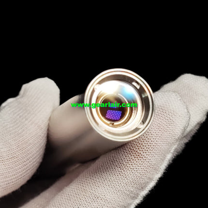 405nm 1W Purple Laser Flashlight - Sapphire Lens, Stainless Steel CNC Integrated, Multi-Mode