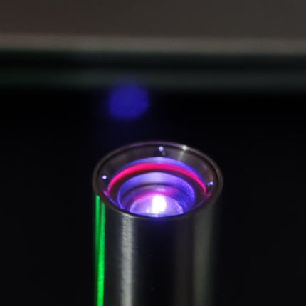 405nm 1W Purple Laser Flashlight - Sapphire Lens, Stainless Steel CNC Integrated, Multi-Mode