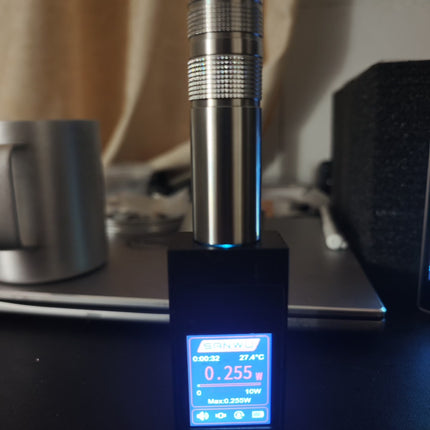 488nm 250mW Sky Blue Single Mode Laser Flashlight Stainless Steel Housing 532 Universal Interface 18350 Powered For Command Indication Experiment