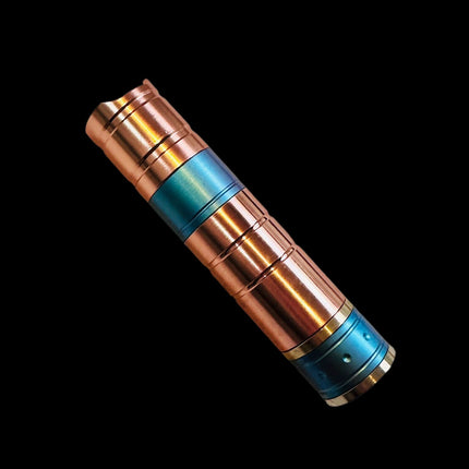 6W 470nm Cyan Blue Adjustable Focus Laser Flashlight, Copper & Titanium Alloy Cooling for Astronomy Star Pointer