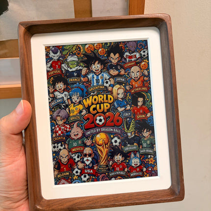 Aone S3 7.09" High DPI Color E-Ink Photo Frame | Solid Walnut Wood Digital Picture Frame, ESP32-S3, WiFi & Bluetooth Image Transfer