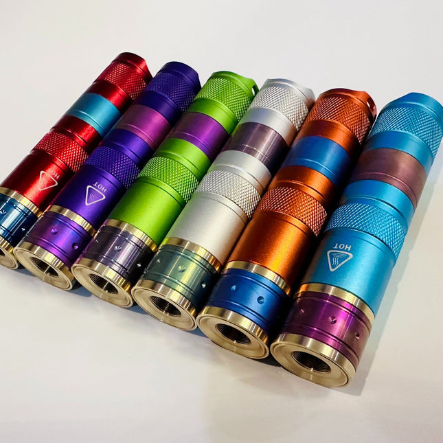 Titanium Alloy 7.5W 455nm Blue Laser Flashlight Luxury Edition, Smooth Adjustable Focus, Upgraded Heat Dissipation, 5+ Years Service Life, Complete Accessory Kit Included