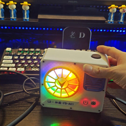 43W MAX Liquid Freezing Cooling | 80mm Closed-Loop Water Cooling System No Throttling, No Overheat, Non-Scald Grip for Mobile Gaming & Live Stream