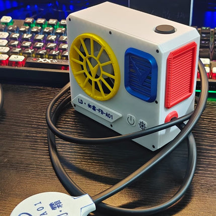 43W MAX Liquid Freezing Cooling | 80mm Closed-Loop Water Cooling System No Throttling, No Overheat, Non-Scald Grip for Mobile Gaming & Live Stream