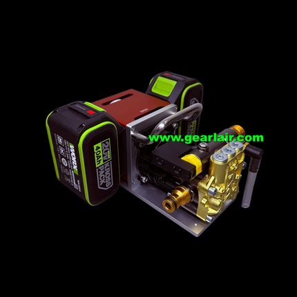 Portable Cordless Mini Car Wash Machine 20V WORX Battery Platform Golden Stainless Pump Head Custom Household Outdoor Washing Equipment