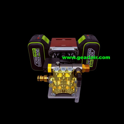 Portable Cordless Mini Car Wash Machine 20V WORX Battery Platform Golden Stainless Pump Head Custom Household Outdoor Washing Equipment