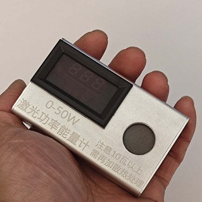 Handheld Portable Laser Power Meter, Measuring Range 0–50W, Resolution 0.1W, Professional Laser Power Testing Tool