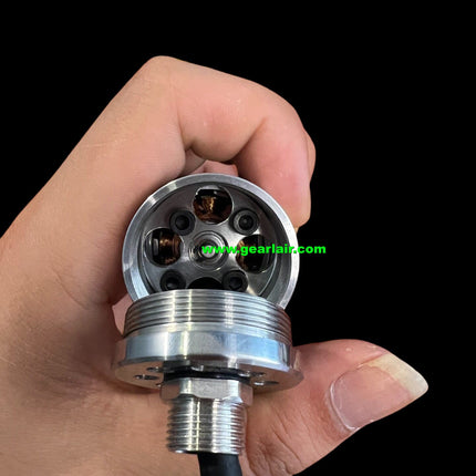 240W Heavy Duty Brushless Mini Die Grinder 8.0 Reinforced CNC Stainless Steel Handle 1000-30000RPM Variable Speed Engraving Polishing Cutting Tool