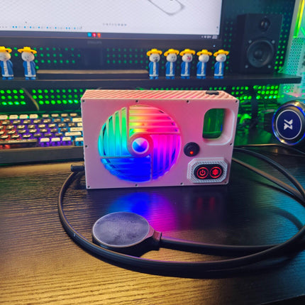 120mm Cold Row Liquid Cooler 50W/60W Ultra Quiet Phone Tablet Water Cooling Radiator, 5-Level Adjustable Cooling for Gaming Live Streaming