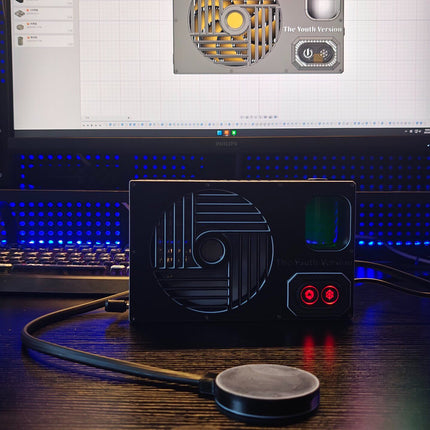 120mm Cold Row Liquid Cooler 50W/60W Ultra Quiet Phone Tablet Water Cooling Radiator, 5-Level Adjustable Cooling for Gaming Live Streaming