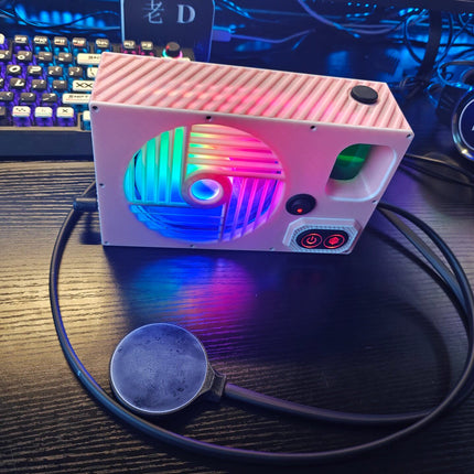 120mm Cold Row Liquid Cooler 50W/60W Ultra Quiet Phone Tablet Water Cooling Radiator, 5-Level Adjustable Cooling for Gaming Live Streaming