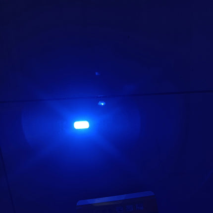 7W 465nm Blue Laser Positioning Indicator, Head Adjustable Focus, 3+2 Power Modes, Temperature Control Protection, Full Aluminum Alloy Body for Astronomy & Outdoor Signal Use