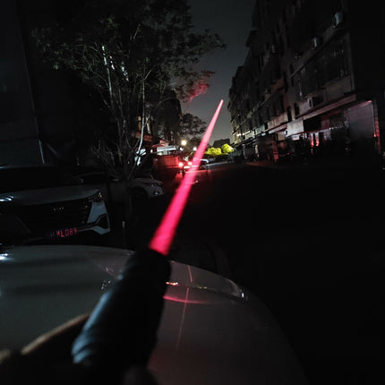2.6W 640nm Red Laser Positioning Indicator, Adjustable Focus Head, 3+2 Power Modes, 60℃ Thermal Protection, Full Anodized Aluminum Body for Astronomy, Outdoor Signaling and Teaching Demonstration