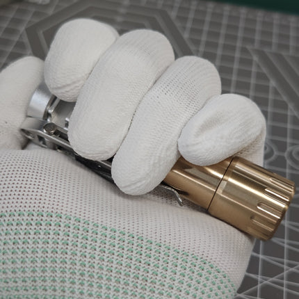 Portable Hand Crank Emergency Flashlight | 70F Lithium Ion Supercapacitor EDC Survival Torch, Self Powered, No Battery Aging Risk