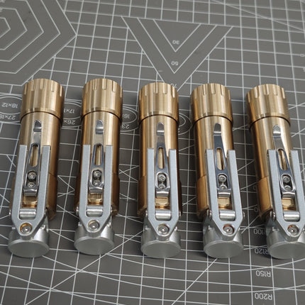 Portable Hand Crank Emergency Flashlight | 70F Lithium Ion Supercapacitor EDC Survival Torch, Self Powered, No Battery Aging Risk