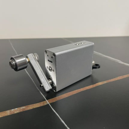 Mini Hand Crank Generator Flashlight & Arc Lighter, Full Aluminum Alloy EDC Survival Tool with Window Breaker, 3 Light Modes Anti-Misoperation Emergency Lighting Fidget Tool
