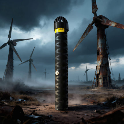 33cm 1000W High Power Arc Flashlight Outdoor Personal Safety Emergency Tool