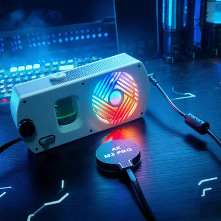 Mini3 Pro Liquid Cooler 80mm Cold Row TEC12704 Chip RGB Silent Water Cooler, Stepless Cooling Phone Tablet Radiator for Gaming
