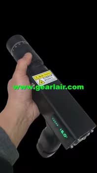 130W Laser Pump Aluminum Alloy Case Built in Temp Protection Fan Cooling Detachable Battery 50x Zoom Lens Samsung 30Q Cells