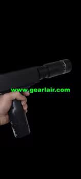 130W Laser Pump Aluminum Alloy Case Built in Temp Protection Fan Cooling Detachable Battery 50x Zoom Lens Samsung 30Q Cells