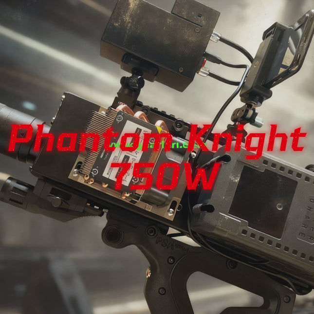 Phantom Knight 750W Upgraded Pulsed Laser, Dual AMD SP3 Radiators Dual 21700 Batteries 976nm High Efficiency Long Distance Laser Ignition Equipment