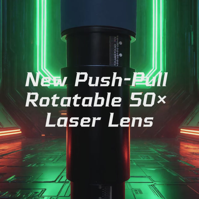 New Push Pull Rotatable 50X Laser Beam Expander Lens 70mm Large Aperture Wide Spectrum Coated Laser Focus Lens