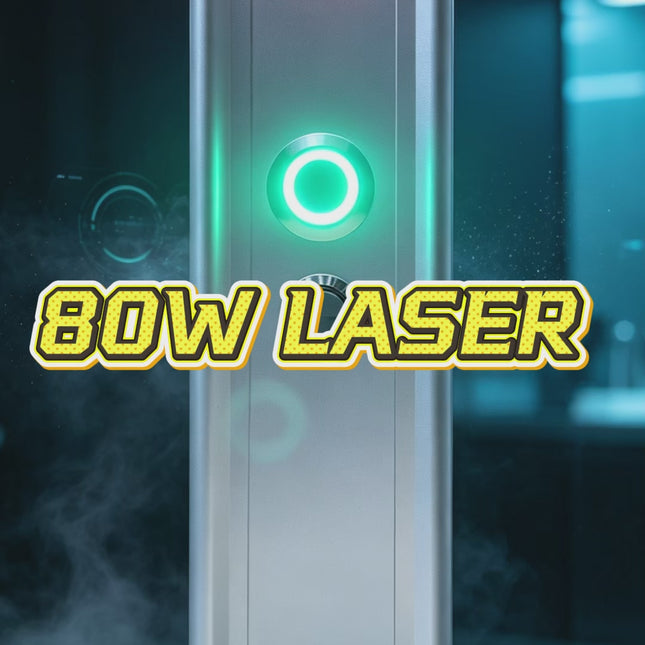 80W Aluminum Alloy Laser Lighter | Coaxial Red Dot Laser Igniter Outdoor Fire Starter With Temperature Protection