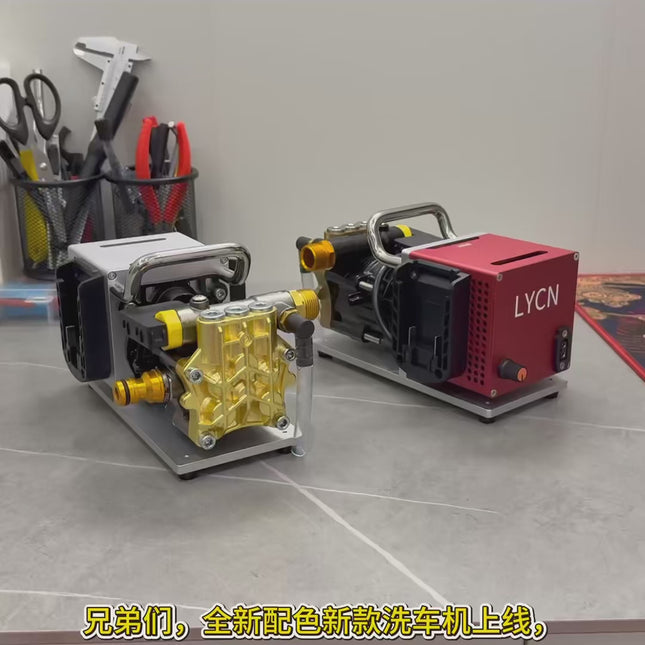 Portable Cordless Mini Car Wash Machine 20V WORX Battery Platform Golden Stainless Pump Head Custom Household Outdoor Washing Equipment