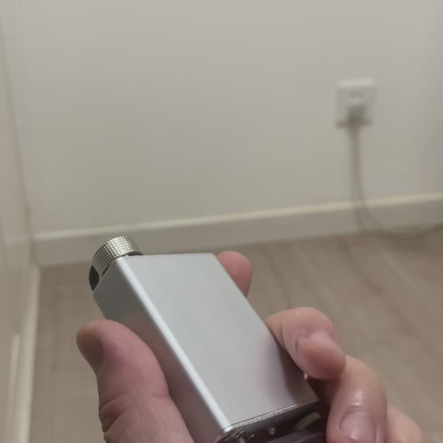 Mini Hand Crank Generator Flashlight & Arc Lighter, Full Aluminum Alloy EDC Survival Tool with Window Breaker, 3 Light Modes Anti-Misoperation Emergency Lighting Fidget Tool