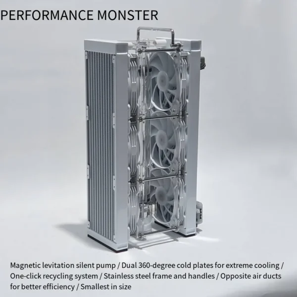Geek Liquid Cooling Master - Dual Radiator Magnetic Levitation Cooling System