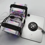 Quad-Fan Semiconductor Water Cooler - 240mm RGB Magnetic Cooling for Tablets & Phones - Image 5