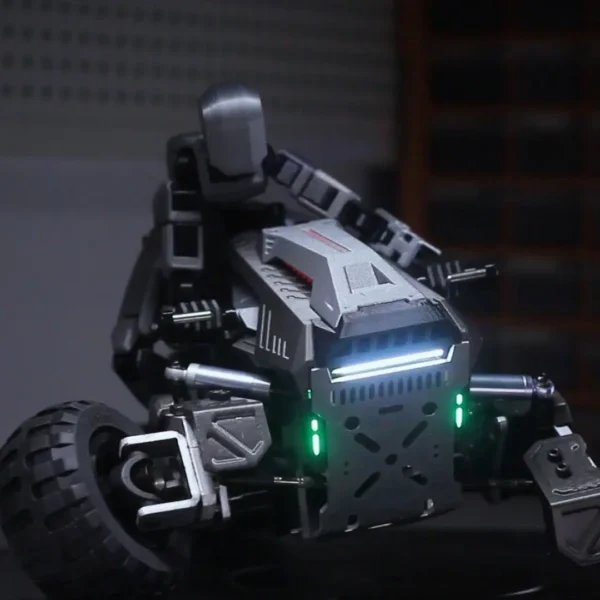 WOWCYCLE RC Reverse Trike Motorcycle - 1:6 Scale Tiltable 3D-Printed Kit (For Ages 16+)