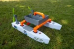 Original Twin-Hull Air-Propelled Bait & Rescue Boat | 60cm Remote-Controlled Fishing Drone with GPS Compatibility - Image 3