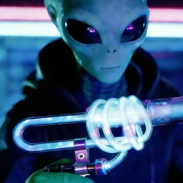 Photon Flow Pulse Blaster - Limited Edition Tactical Launcher with Glow-in-Dark EVA Foam Darts