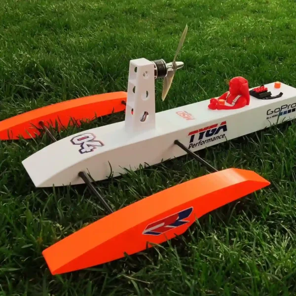 3D-Printed "Shrimp Boat" Air-Propelled RC Boat Kit - Exclusive Design, Ready for High Speed (40-60km/h)