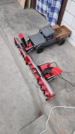 1/6 & 1/5 Scale RC Snow Blower / Plow Attachment | 51cm Wide, Fully Functional with Lift & Rotation - Image 6