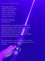 High-Intensity Blue/Green Laser Flashlight (Anti-Drone, Anti-Riot & Security Patrol) - Image 8